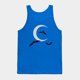 Bats and the Moon Tank Top